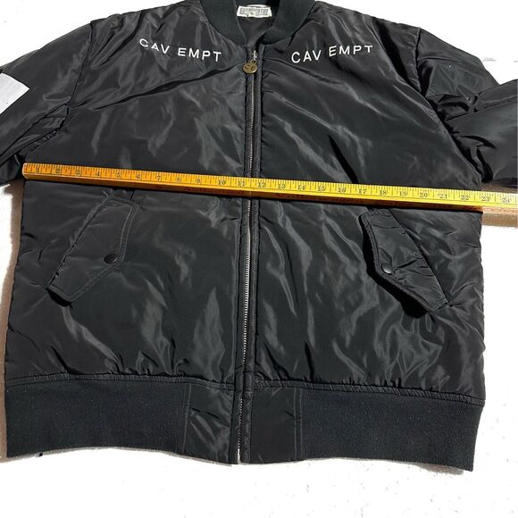Cav Empt Speckles Bomber Jacket Size L Large Spellout - Picture 14 of 16